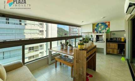 Apartamento com 3 dormitórios à venda, 149 m² por R$ 1.900.000,00 - Canto do Forte - Praia Grande/SP