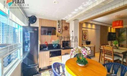 Apartamento com 3 dormitórios à venda, 136 m² por R$ 1.499.000,00 - Canto do Forte - Praia Grande/SP