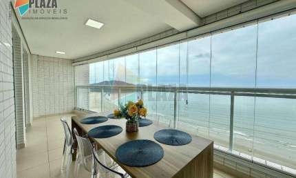 Apartamento com 3 dormitórios para alugar, 105 m² por R$ 9.000,00/mês - Boqueirão - Praia Grande/SP