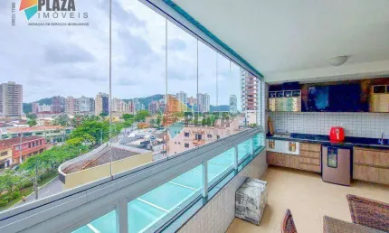 Apartamento à venda, 119 m² por r$ 980.000,00 - canto do forte - praia grande/sp