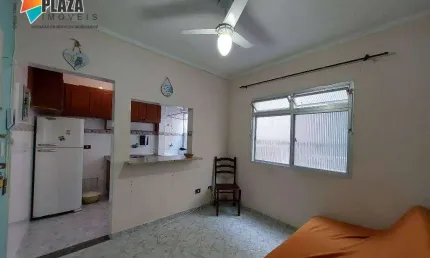 Apartamento com 1 dormitório para alugar, 45 m² por R$ 1.800,00/mês - Tupi - Praia Grande/SP