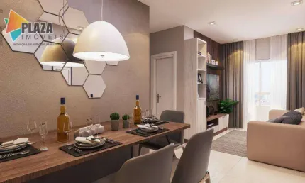 Apartamento com 2 dormitórios à venda, 60 m² por R$ 498.900,00 - Boqueirão - Praia Grande/SP