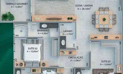 Apartamento à venda, 120 m² por R$ 980.000,00 - Vila Guilhermina - Praia Grande/SP