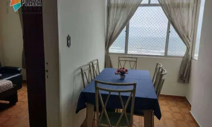Apartamento frente mar com 2 dormitórios à venda, 75 m² por R$ 385.000 - Ocian - Praia Grande/SP