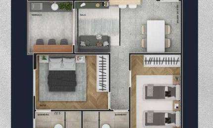 Apartamento à venda, 70 m² por R$ 634.734,00 - Vila Guilhermina - Praia Grande/SP