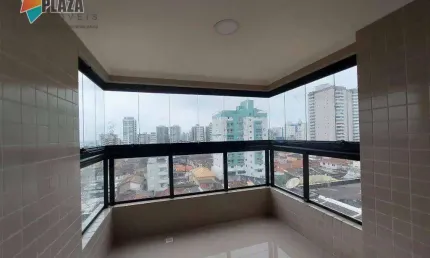 Apartamento com 2 dormitórios para alugar, 66 m² por R$ 3.400,00/mês - Mirim - Praia Grande/SP