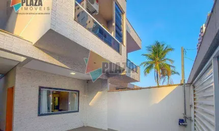 Casa 3 dormitórios à venda, 125 m² por R$ 898.000 - Vila Assunção - Praia Grande/SP