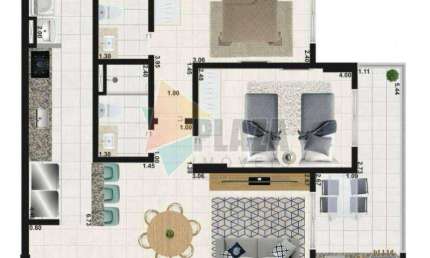 Apartamento à venda, 76 m² por R$ 509.990,00 - Aviação - Praia Grande/SP