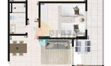 Apartamento à venda, 78 m² por R$ 499.990,00 - Aviação - Praia Grande/SP