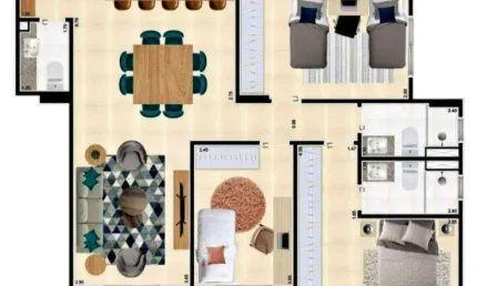 Apartamento à venda, 115 m² por R$ 874.000,00 - Vila Assunção - Praia Grande/SP