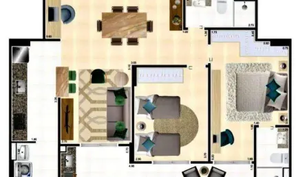 Apartamento à venda, 102 m² por r$ 770.000,00 - vila assunção - praia grande/sp