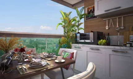Apartamento com 2 dormitórios à venda, 55 m² por R$ 465.939,69 - Aviação - Praia Grande/SP