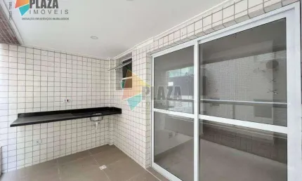 Apartamento com 1 dormitório para alugar, 50 m² por R$ 2.200,01/mês - Vilamar - Praia Grande/SP