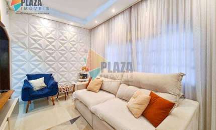 Casa 2 dormitórios com 1 suíte à venda, 92 m² por R$ 679.000 - Canto do Forte - Praia Grande/SP