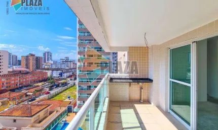 Apartamento 2 dormitórios com 1 suíte à venda, 70 m² por R$ 550.000 - Boqueirão - Praia Grande/SP