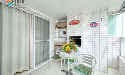 Apartamento com 2 dormitórios à venda, 93 m² por R$ 650.000,00 - Vila Guilhermina - Praia Grande/SP