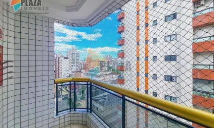 Apartamento para alugar, 113 m² por R$ 5.500,00/mês - Vila Guilhermina - Praia Grande/SP