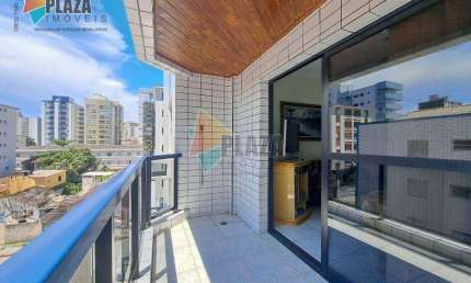 Apartamento para alugar, 119 m² por R$ 4.000,02/mês - Vila Guilhermina - Praia Grande/SP