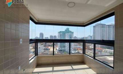 Apartamento com 2 dormitórios para alugar, 67 m² por R$ 3.400,00/mês - Mirim - Praia Grande/SP