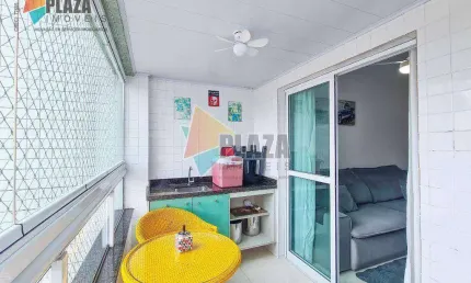 Apartamento 2 dormitórios com 1 suíte à venda, 76 m² por R$ 459.000 - Caiçara - Praia Grande/SP