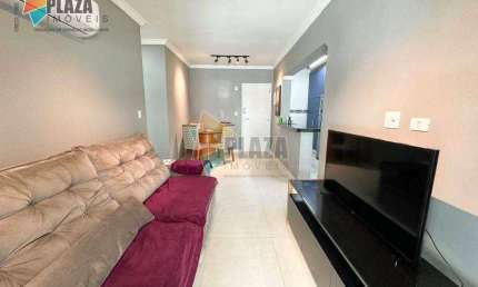Apartamento para alugar, 86 m² por R$ 5.000,00/mês - Canto do Forte - Praia Grande/SP