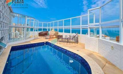Cobertura 4 dormitórios com 4 suítes à venda, 269 m² por R$ 2.199.000 - Vila Guilhermina - Praia Grande/SP