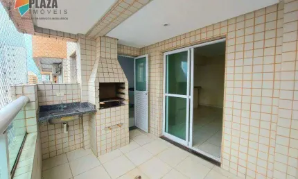 Apartamento com 2 dormitórios para alugar, 78 m² por R$ 3.300,00/mês - Aviação - Praia Grande/SP