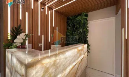 Sala para alugar, 76 m² por R$ 9.500,00/mês - Boqueirão - Praia Grande/SP