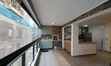 Apartamento no Canto do Forte  02 Quartos com suíte para locação R$ 5.500,00 p/mês
