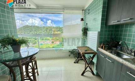 Apartamento com 3 quartos para alugar no Canto do Forte, em Praia Grande/SP.