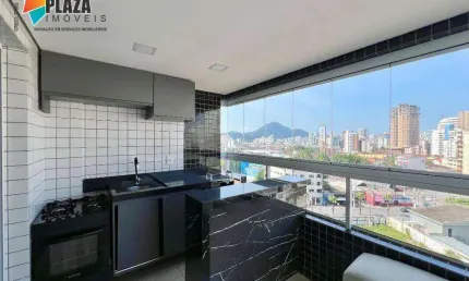 Apartamento com 2 dormitórios à venda, 75 m² por R$ 650.000,00 - Vila Guilhermina - Praia Grande/SP