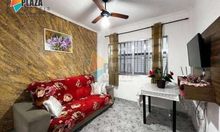 Apartamento com 1 dormitório para alugar, 68 m² por R$ 1.700,00/mês - Canto do Forte - Praia Grande/SP