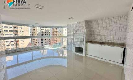 Apartamento com 3 suítes disponível para alugar, no bairro Vila Tupi, em Praia Grande/SP.
