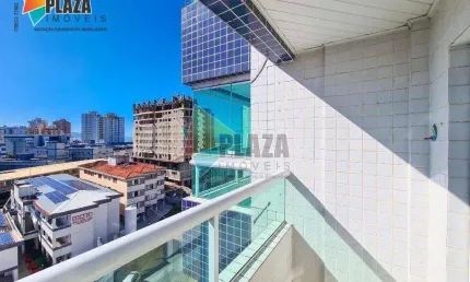 Apartamento 2 dormitórios com 1 suíte à venda, 68 m² por r$ 399.900 - mirim - praia grande/sp