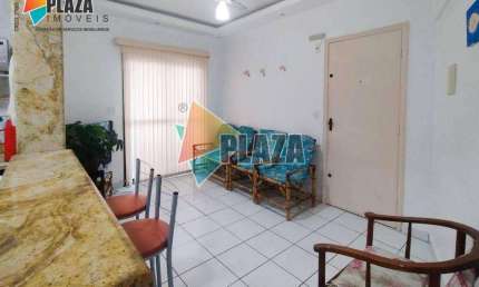 Apartamento de 1 dormitório perto da praia à venda, 50 m² por R$ 245.000 - Tupi - Praia Grande/SP
