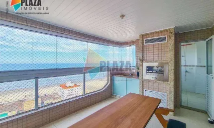 Apartamento 3 dormitórios com 3 suítes à venda, 135 m² por r$ 949.000 - aviação - praia grande/sp