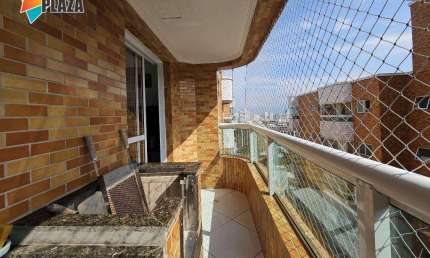 Apartamento com 1 dormitório para alugar, 45 m² por R$ 2.900,02/mês - Canto do Forte - Praia Grande/SP