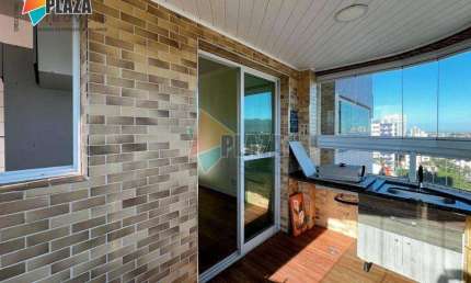 Apartamento com 1 dormitório para alugar, 52 m² por R$ 2.400,01/mês - Vilamar - Praia Grande/SP