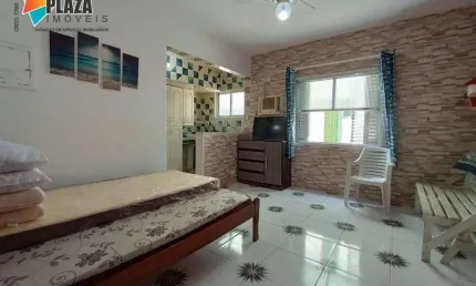 Kitnet com 1 dormitório à venda, 25 m² por R$ 198.000,00 - Boqueirão - Praia Grande/SP