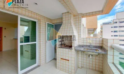 Apartamento 1 dormitório com 1 suíte para alugar, 63 m² por R$ 2.600/mês - Aviação - Praia Grande/SP