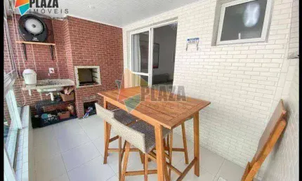 Apartamento com 2 dormitórios à venda, 76 m² por r$ 670.000,00 - canto do forte - praia grande/sp