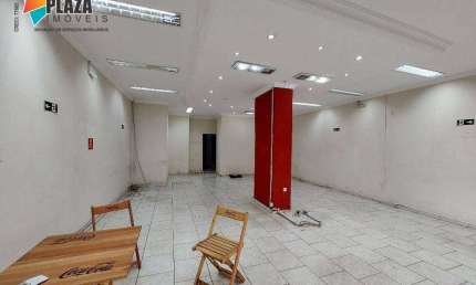 Loja comercial com 90m² para locação no Boqueirão, Praia Grande-SP
