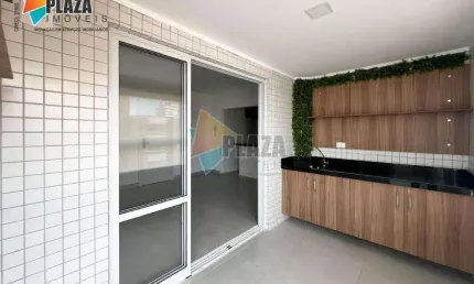 Apartamento com 2 dormitórios para alugar, 84 m² por R$ 4.500,00/mês - Canto do Forte - Praia Grande/SP