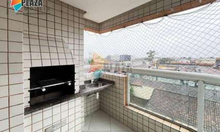 Apartamento com 1 dormitório para alugar, 45 m² por R$ 2.300,00/mês - Aviação - Praia Grande/SP