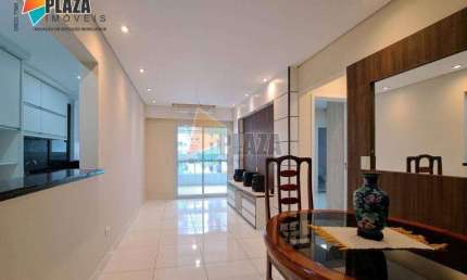Apartamento com 2 dormitórios para alugar, 77 m² por R$ 3.600,02/mês - Canto do Forte - Praia Grande/SP