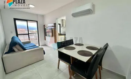 Apartamento com 1 dormitório para alugar, 39 m² por R$ 2.500,00/mês - Balneário Pires - Praia Grande/SP