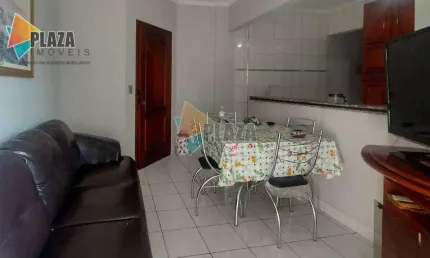 Apartamento com 2 dormitórios para alugar, 62 m² por R$ 2.300,02/mês - Tupi - Praia Grande/SP