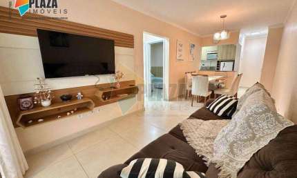 Apartamento com 2 dormitórios para alugar, 70 m² por R$ 4.000,00/mês - Canto do Forte - Praia Grande/SP