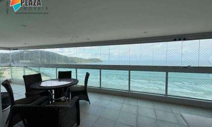 Apartamento com 3 dormitórios para alugar, 189 m² por R$ 13.300,00/mês - Canto do Forte - Praia Grande/SP