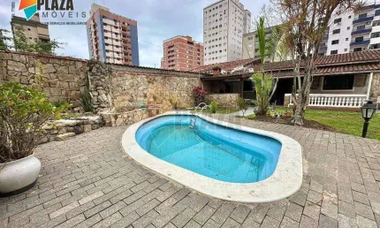 Casa com 3 dormitórios para alugar, 80 m² por R$ 6.000,00/mês - Tupi - Praia Grande/SP